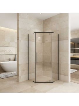 Душевое ограждение ZILI DO ZS-LS27631 BLACK КРОНОС 900*900*2000 мм