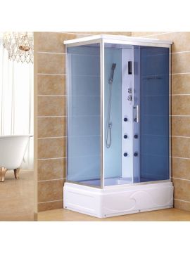 Душевая кабина ZILI DO ZS-9680-R САТУРН 1100*800*2200 мм БЕЛАЯ