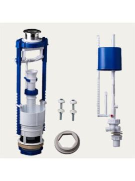 Арматура д/унитаза универсальная AC-17.1М  нижний подвод, 1-реж., Тула