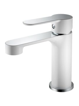 Смеситель для раковины Haiba рычажный белый/хром HB10557-8