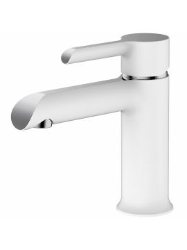 Смеситель для раковины Haiba рычажный белый/хром HB10805-8