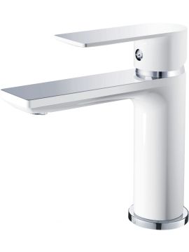 Смеситель для раковины Haiba рычажный белый/хром HB10505-8