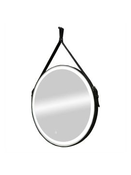 Зеркало LED ZILI DO ГАВАННА BLACK  650*650*40мм