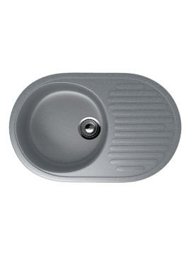 Мойка мраморная ULGRAN U-107-309 темно-серый 72*45,5см