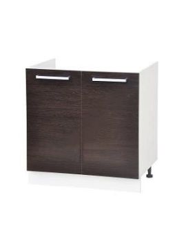 Тумба под мойку с нижней полочкой под кухонную мойку «Стиль» 800х600х820 венге