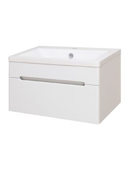 Тумба с раковиной RUNO ПАРМА подвесная 590*460*455 мм