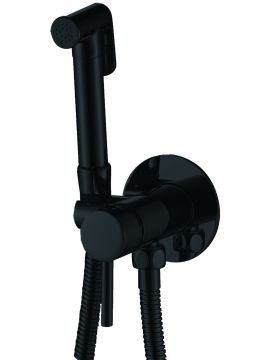 Смеситель Haiba с гигиеническим душем черный HB5511-7