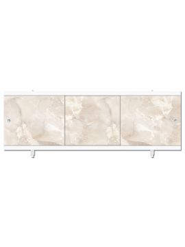 Экран для ванны Монолит-М 1680 мм  Мрамор бежевый