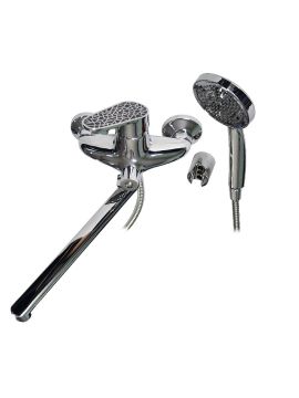 Смеситель для ванны BRIMIX рычажный черная мозаика  3370