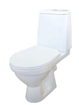 Унитаз-компакт напольный ROSA БРАВО г/вып., 2-реж., 3/6 л., сиденье ППР 635*310*790