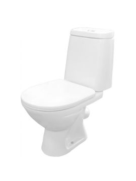 Унитаз-компакт напольный ROSA СКАНДИ к/вып., 2-реж., 3/6 л., сиденье ППР 635*360*790мм