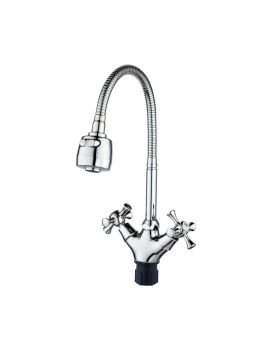 Смеситель для кухни АНТЕЙ буксовый с гибким изливом 587064-ANT