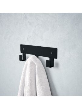 Планка с крючками COROZO РИГАЛ 3шт черный 22740