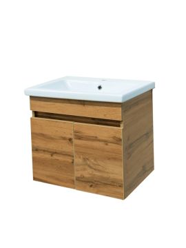 Тумба с раковиной VIMARK КРИТ Тера Ясень подвесная 500*820*400мм