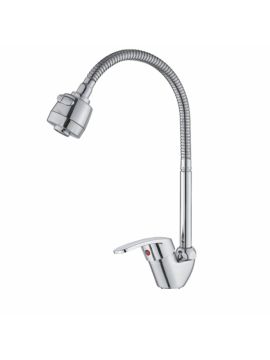 Смеситель для кухни GR рычажный с гибким изливом 105042-GR