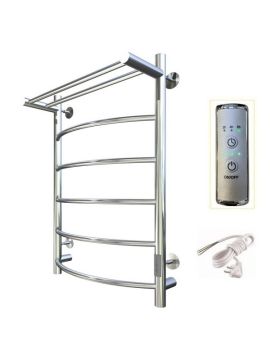 Полотенцесушитель электрический ТРУГОР 400*800 ПЭК СП5 с полкой