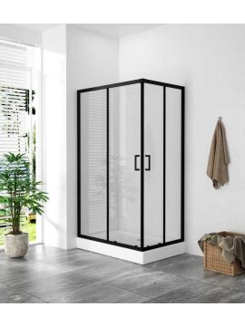 Душевой угол ZILI DO E1046В/12080 BLACK 1200*800*1950 мм