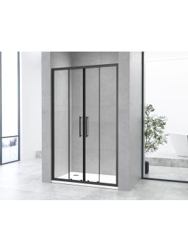 Душевая дверь в нишу ZILI DO C3084B/150 BLACK 1500*1900 мм