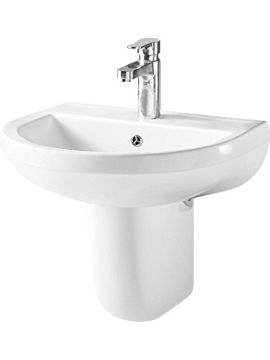Раковина с полупъедесталом  ZILI DO MGP-1003 ЭДДА Ш555*В443*Г495мм