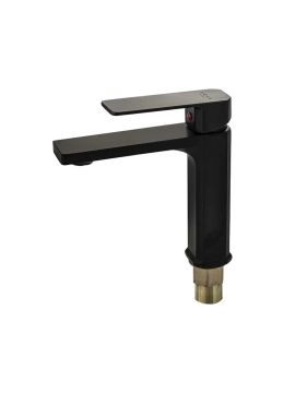 Смеситель для раковины FABIA рычажный черный 9735