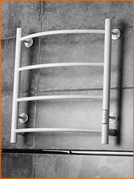 Полотенцесушитель электрический ТРУГОР 500*600 ПЭК СП5 Лесенка белый