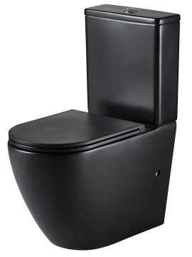 Унитаз напольный  ZILI DO ZS-2141A-R BLACK КЕНТАВР ТОРNADO