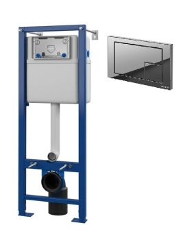 Система инсталляции для унитаза CERSANIT VECTOR 40 кнопка хром глянец 64108