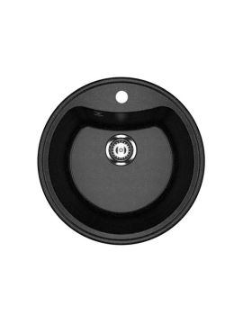 Мойка мраморная ULGRAN U-601-308 черный d 51см 8913