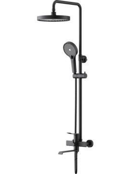 Душевая система BELZ черная B24812-7