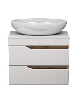 Тумба без раковины Я-Мебель 60 РЕГГИ DB2 вотан милк подвесная + столешница