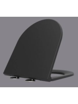 Сиденье д/унитаза ZILI DO ZS-2141A-UQ1-MB ЧЕРНОЕ