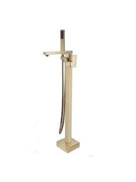 Смеситель для ванны ZiLi DO к полу рычажный золото V0011B