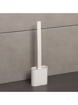 Ерш для унитаза «Лилу» настенный пластик белый БЕЗ СВЕРЛЕНИЯ 5469869