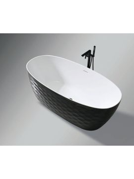 Ванна акрил ZILI DO WB-6073 BLACK НЕРИЯ  1700*800*590мм