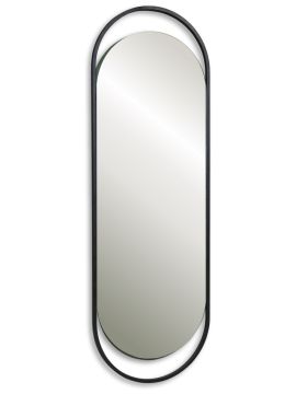 Зеркало Silver Mirrors ALBA  500*1500мм металлическая рама, черная