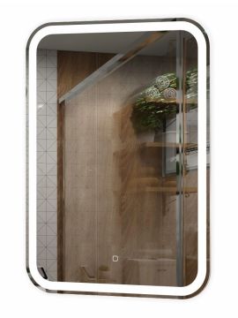 Зеркало Silver Mirrors MALTA - LITE  500*700мм открытая подсветка, сенсорный выключатель, горизонт./вертик.
