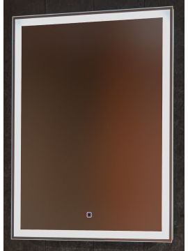 Зеркало Silver Mirrors РИГА 600*800мм сенсорный выключатель, подогрев