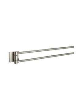 Полотенцедержатель FIXSEN LUX SATIN рога 2-ой сатин FX-16002А