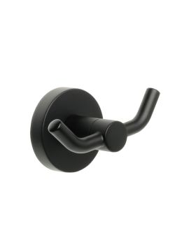 Крючок д/полотенец FIXSEN COMFORT BLACK   двойной чёрный FX-86005A