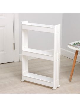 Полка IDEA прямая 3-ёх ярусная белая пластик 500*140*750мм 4916219