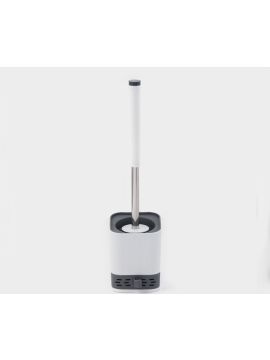 Ерш д/унитаза SAVANNA напольный пластик силикон серый 9485654