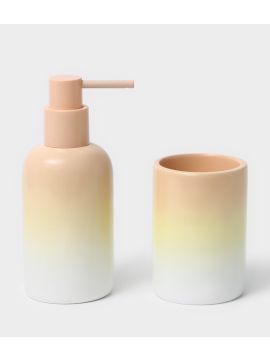 Набор аксессуаров SAVANNA 2 предмета (дозатор, стакан) пластик 9951844