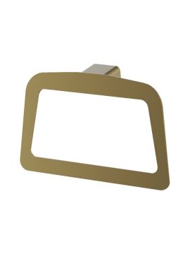 Полотенцедержатель BELZ  кольцо брашированное золото B90804